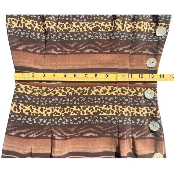 J. Stevens by Carol Escritor Vintage 80s/90s Sleeveless Midi Dress - Size 2 est. - Picture 6 of 9